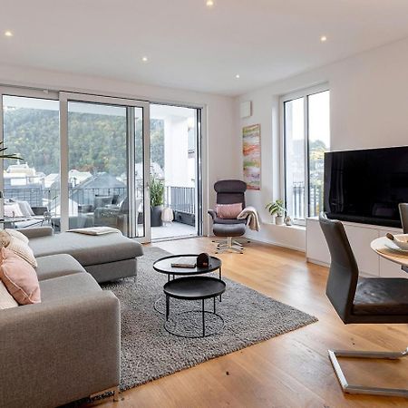 Neu Moselroyal Luxus 2-4 Pers Design Klima Apartman Traben-Trarbach Kültér fotó