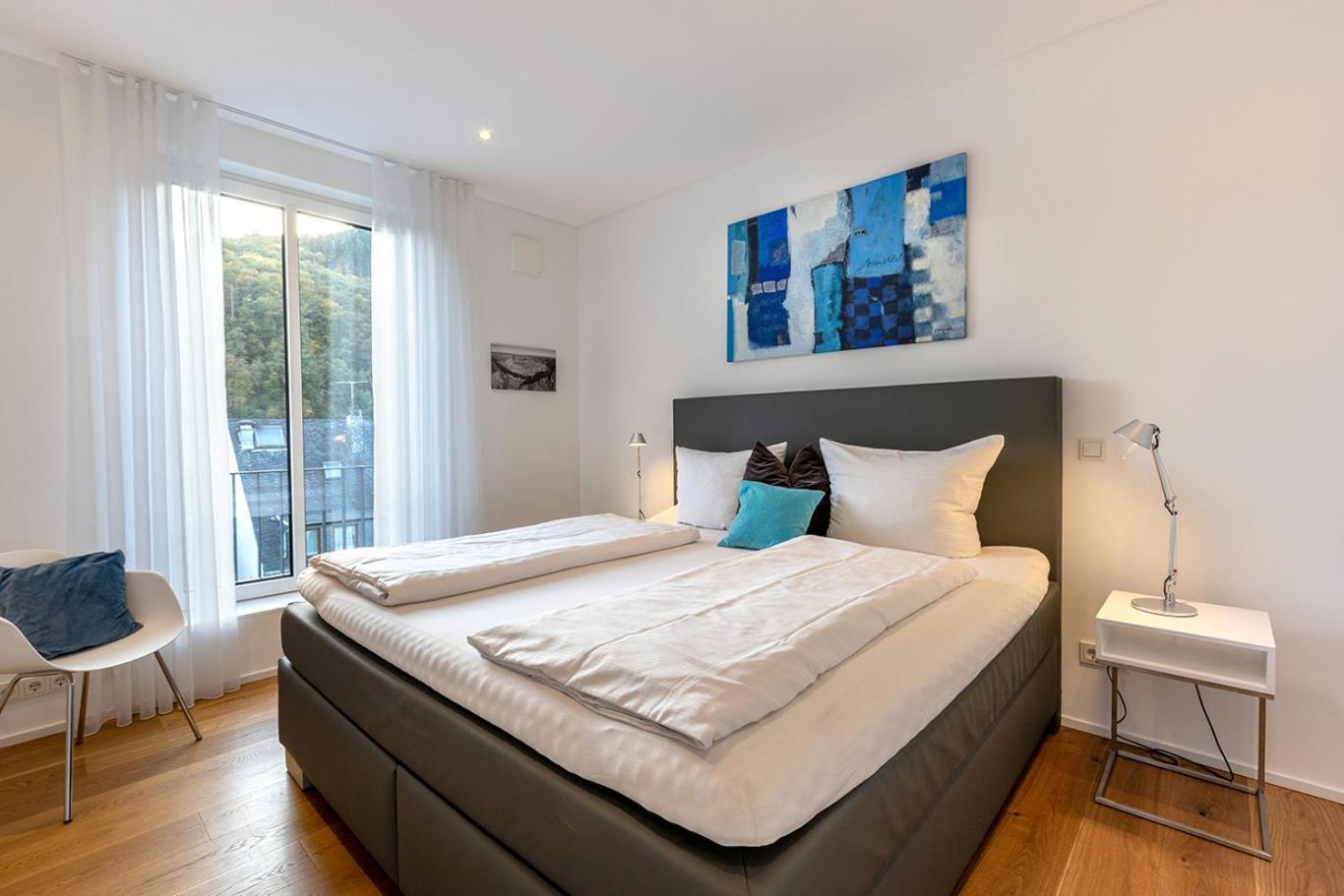 Neu Moselroyal Luxus 2-4 Pers Design Klima Apartman Traben-Trarbach Kültér fotó